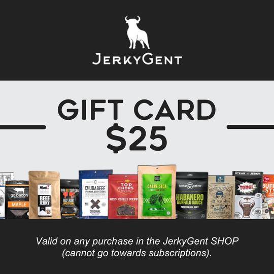 Beef Jerky Gift Card Gift Idea 