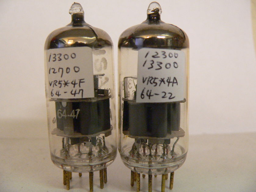 Amperex 7308/E188CC USN-CEP/PQ White Label, 1964, Gold Pins, matched