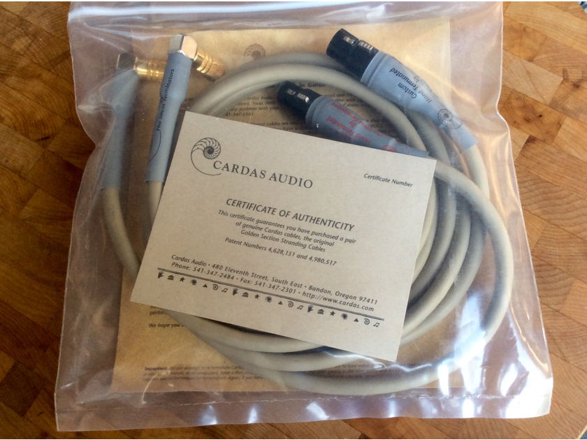 Cardas Audio Neutral Reference Interconnect 1.5M XLR-to-RCA - FREE SHIPPING