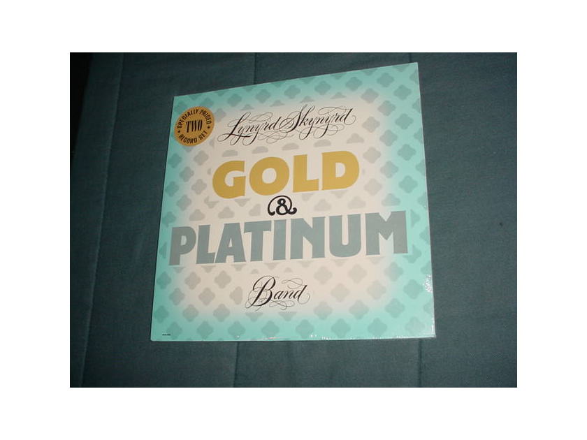 SEALED UNUSED LYNYRD SKYNYRD - gold & platinum double lp record