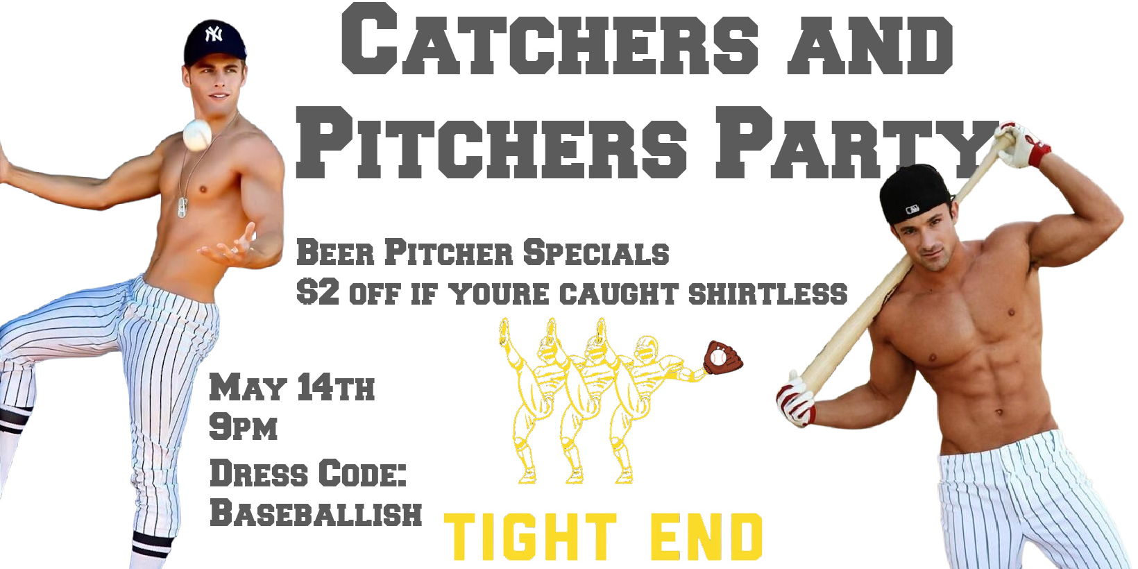 Catchers and Pitchers Party  promotional image