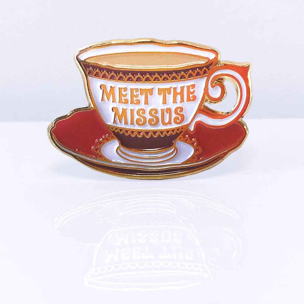 Labyrinth Meet The Missus Teacup Pin