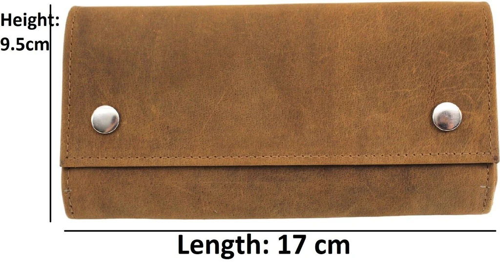 Tobacco Pouch Full Grain Leather. Style: 12048 Hide & Chic - Image 3