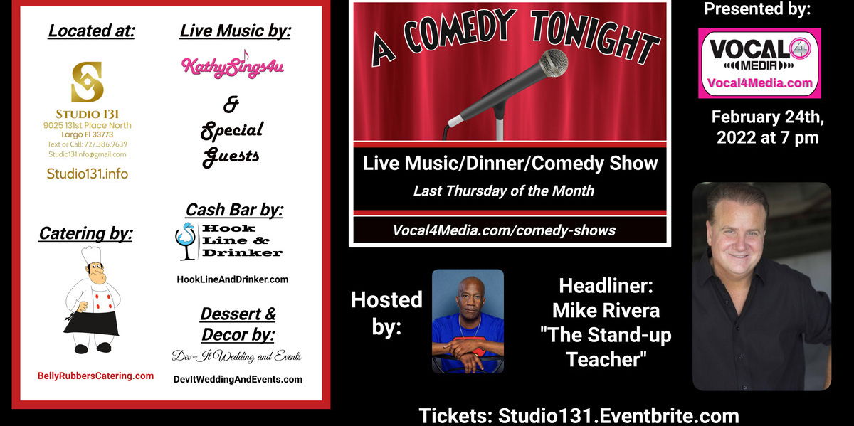 A Comedy Tonight with Mike Rivera and Danny Watkins promotional image