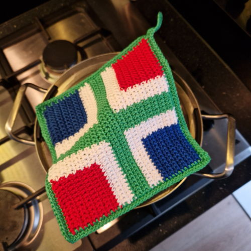 Groningen dialect forehead patch