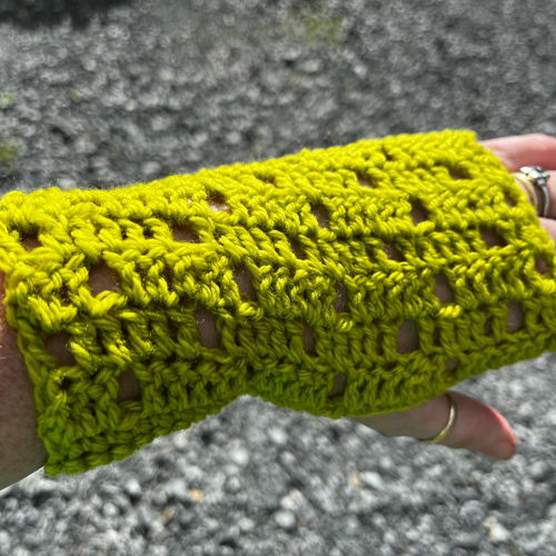 Holey Wrist Warmers