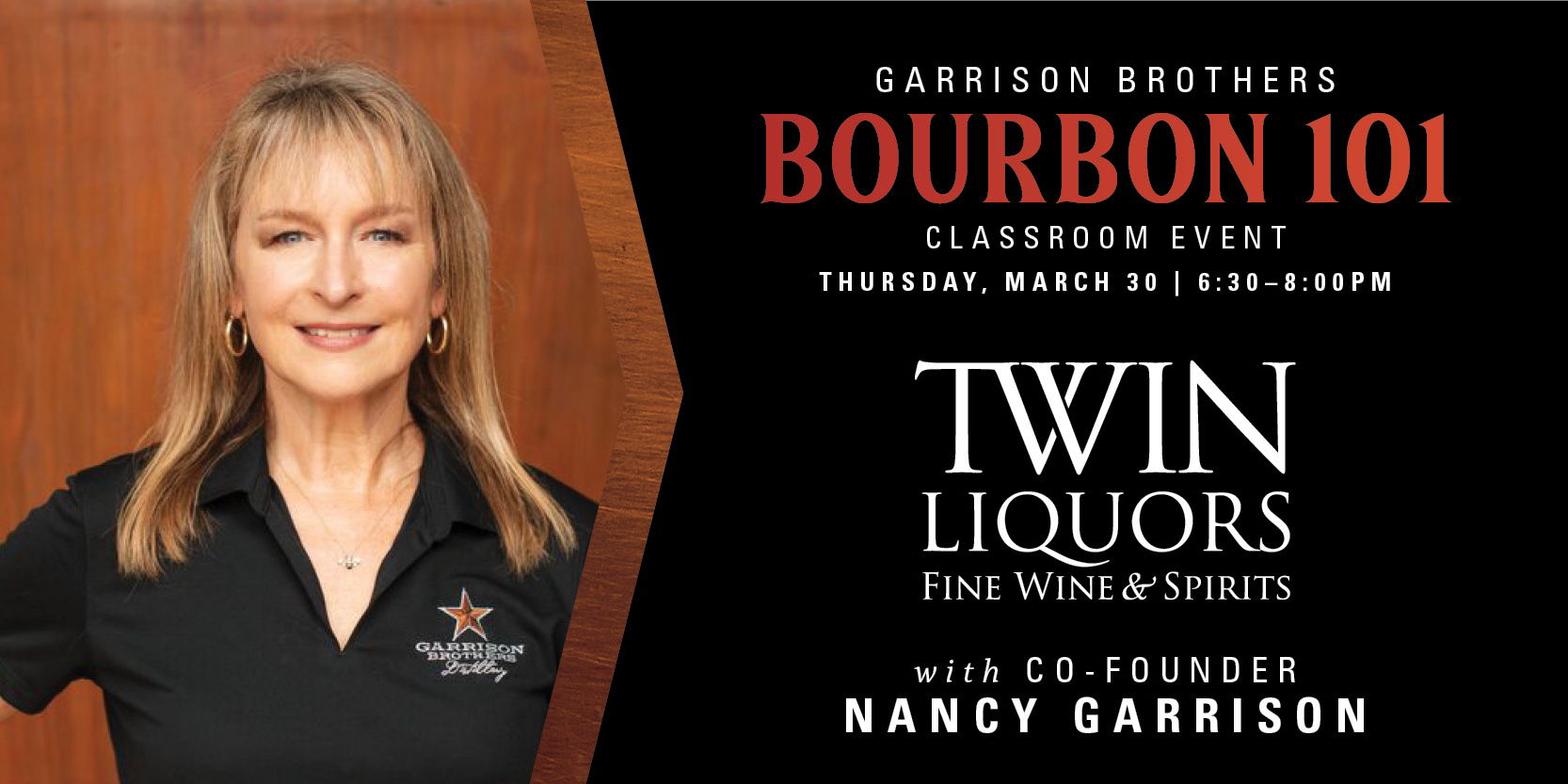Bourbon 101 with Nancy Garrison  promotional image