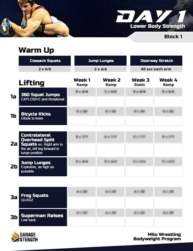30 Minute Wrestling Workout Plan with Comfort Workout Clothes