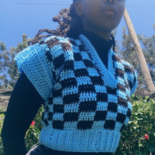 HAAKPATROON MET CHEQUETERBOX