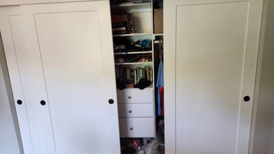 Installed interior door