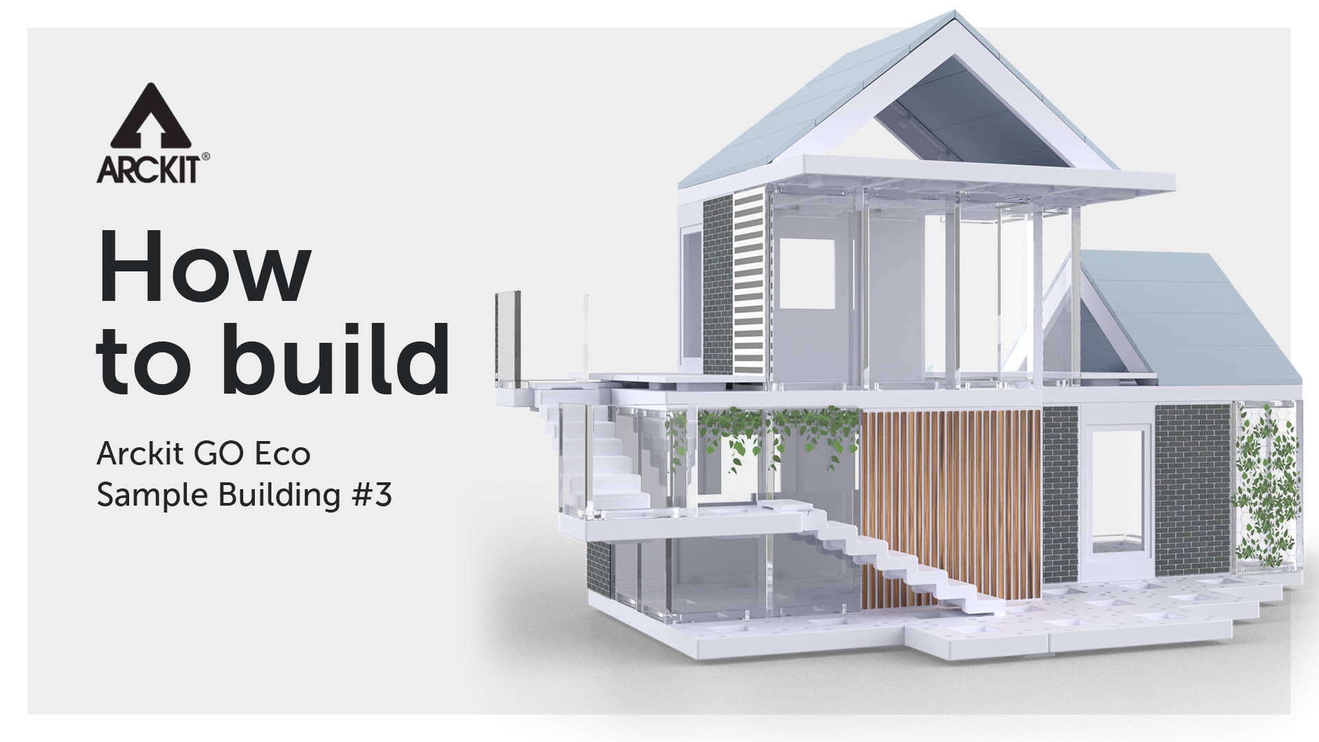 Arckit GO Eco Architectural Model House Kit – Arckit.co.uk