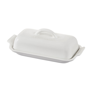 Heritage Butter Dish, Color: White