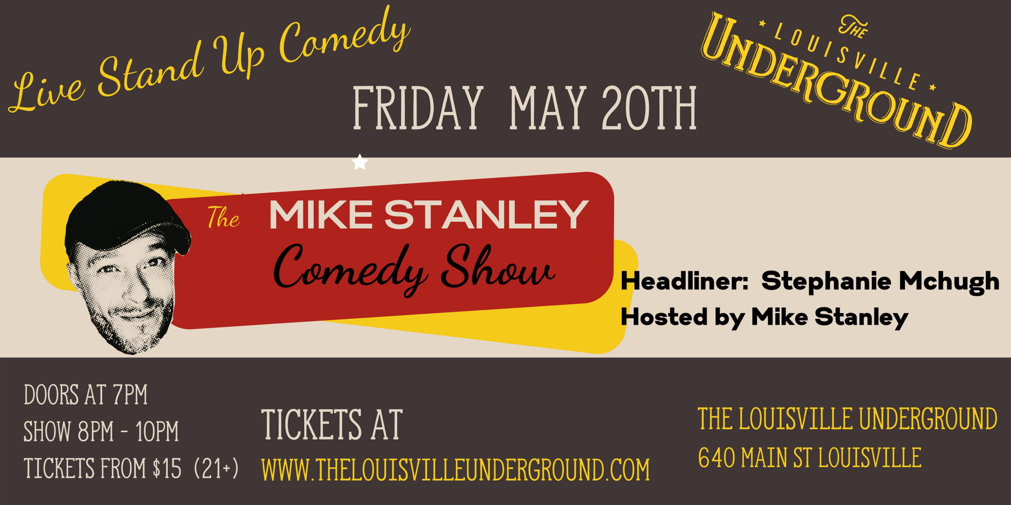 The Mike Stanley Comedy Show promotional image