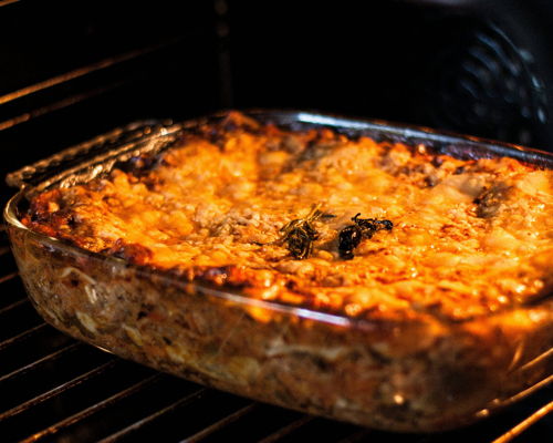 Cooking classes Abbadia San Salvatore: Classic Tuscan lasagna with meat sauce and béchamel sauce