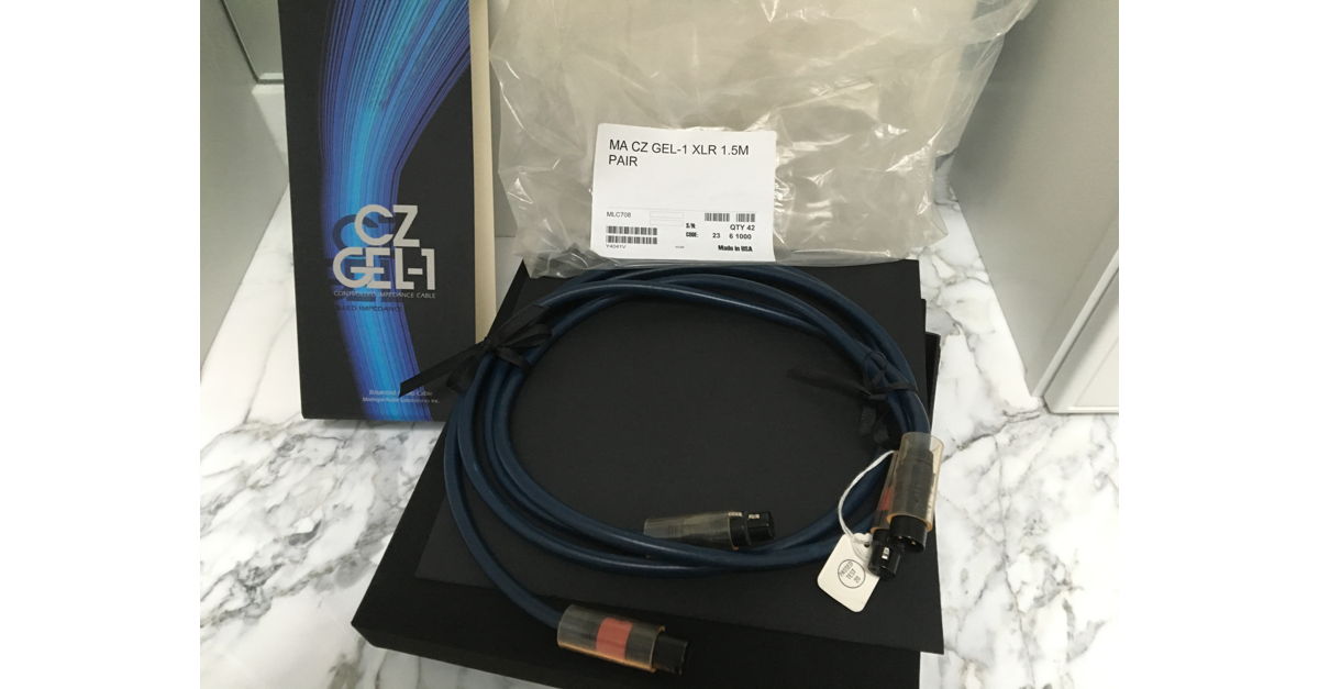 Madrigal Audio Labs CZ GEL-1 1.5m XLR Mark For Sale | Audiogon