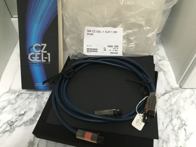 ケーブル・シールド MADRIGAL AUDIO LABORATORIES CZ GEL-1 2m Madrigal Audio Labs CZ GEL-1 1.5m XLR Mark For Sale | Audiogon